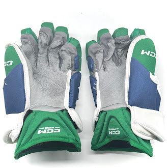 CCM HG12 - Gant NHL Pro Stock d'occasion - Stefan Noesen (bleu/vert/blanc)